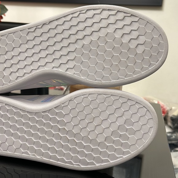 ADIDAS NEO WHITE FASHION RUNNING SNEAKERS WOMENS SIZE 7 - Picture 15 of 16